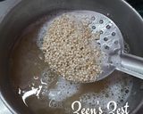 A picture of step 1 of Quinoa Tabbouleh.