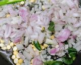 A picture of step 3 of Samak Rice, Soya Chunks, Veggies Upma (high protein low calorie).