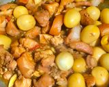 Hình bước làm 3 của món Thịt kho tiêu trứng cút
