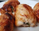 A picture of step 5 of Involtini Do Pollo,All'erba Cipollina. Chicken Roulades + Chives.