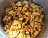 A picture of step 2 of Bottle gourd,peanut bhaji.