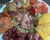 Foto del paso 12 de la receta: "Poke bowl" de atún🥫 a mi manera... 🙄🥗🥙🍱😊