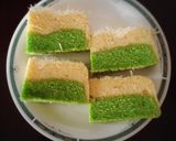 Foto langkah ke 16 dari resep Bolu Lapis Pandan Keju Kukus (double cheese).