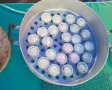 A picture of step 4 of Pastel Steamed Cupcakes.