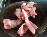 Foto del paso 1 de la receta: Patatas con bacon y queso