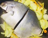 Hình bước làm 3 của món Canh cá chim biển trắng nấu cải chíp