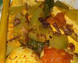 Foto langkah ke 10 dari resep Telur Tahu Tempe Labu Kuah Kuning.