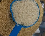 A picture of step 1 of Proso Millet Idli and Dosa.
