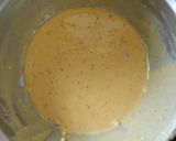 A picture of step 2 of Pakoda kadhi.