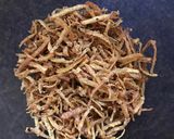 A picture of step 1 of Elephant Yam Suran Salad Koshambiri.