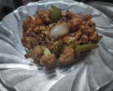 A picture of step 7 of Stir Fry Gobhi Manchurian 😋.