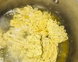 A picture of step 2 of Indomie.