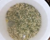 A picture of step 1 of Mung dal (splits) masala.