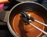 A picture of step 4 of Chicken Enchiladas with Mole.
