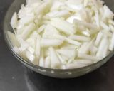 A picture of step 3 of Cucumber pachadi.