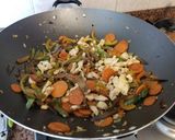 Foto del paso 6 de la receta: Wok de pollo con berenjena y zapallitos