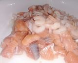 Foto del paso 1 de la receta: Ceviche de salmón y camarón
