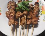 Foto langkah ke 8 dari resep Sate Ayam Kacang Simple (Homemade/ Pakai Teflon).