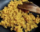A picture of step 4 of Boondi Ke Ladoo.