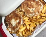A picture of step 1 of Chips / fries & egg🥔🥚🍳.