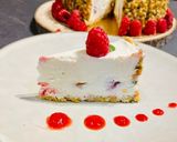 Une image de l'étape 10 de Cheesecake framboises pistaches sans cuisson.