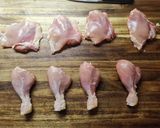 Une image de l'étape 1 de Poulet Curry au Lait de Coco.