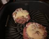 Air Fryer beer bottle stuffed bacon burgers recipe step 6 photo