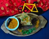A picture of step 13 of Vada Pav Quesadilla.