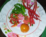 Foto langkah ke 3 dari resep Sayur tempe dan telur ceplok.