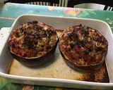 Une image de l'étape 17 de Aubergine violette italienne farcie thon tomates poivron.