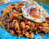Foto del paso 8 de la receta: Arroz frito con kimchi