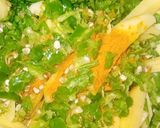A picture of step 3 of Traditional Aloo Palak pakory.