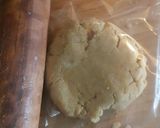 A picture of step 5 of Shortbread cookies filled with orange zest and coconut. 😀.
