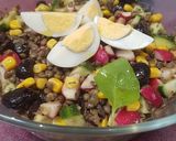 Pas rețetă Salată de linte cu piept de pui și filet mignion la grill 3 fotografie