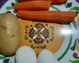 Foto del paso 1 de la receta: Ensalada de huevo, papa y zanahoria 🥚🥔🥕🥗