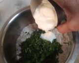 A picture of step 1 of Methi Bajri Mini Pudla.