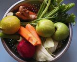 A picture of step 1 of Healthy detox juice#4weekchallenge #idd challenge.