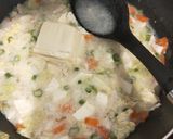 A picture of step 7 of Mun Tahu Ayam / Chinese Chicken Tofu Thick Soup.