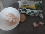 Revuelto de espinacas con gambas 🥚🥬🍤