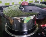 Foto langkah ke 6 dari resep Lupis enak, manis gurih gampang pake presto.