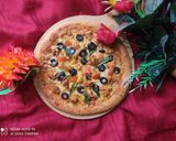 A picture of step 9 of Fajita pizza. 🇲🇽🇲🇽🇲🇽 🍕🍕.