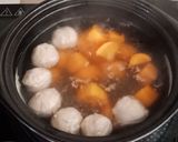 Hình bước làm 2 của món Canh bò viên rau củ