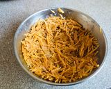A picture of step 5 of Thandai Rabdi in vermicelli cup.
