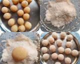 A picture of step 4 of Fresh Coconut Laddoo. (Basant Panchmi Special).