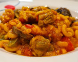 Foto del paso 6 de la receta: Fideuá de verduras, champiñones y solomillo de cerdo