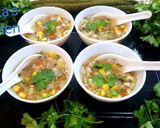 A picture of step 9 of Veg Lemon Coriander Soup.