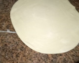 A picture of step 1 of Soft layered chapati #4weekchallange.