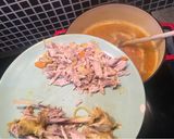 A picture of step 4 of Chicken, Ginger & Turmeric Soup.