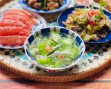 Hình bước làm 3 của món Canh Mướp Nấu Tôm
