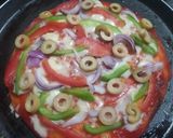 A picture of step 5 of Rava Semolina Pizza.